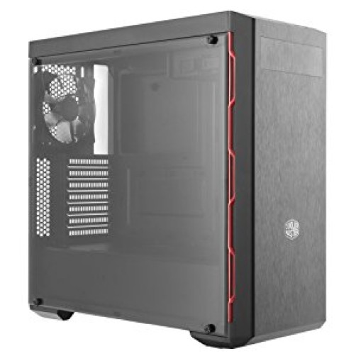 CASE: MB600L Red Midi Tower GAMING/WS