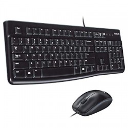 MK120 Mouse + Keyboard Swiss USB Cable - Logitech